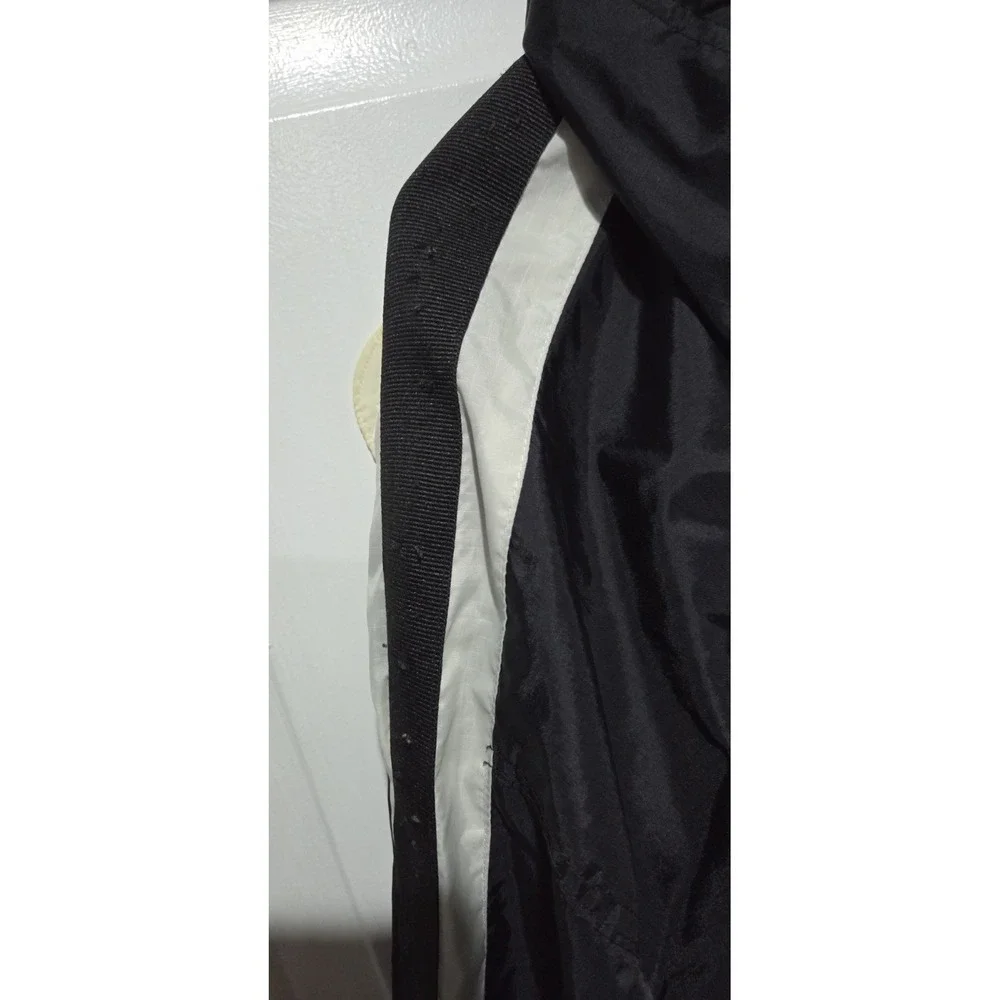 Converse Chuck Taylor All Star Vtg Black Hooded Full Zip Windbreaker Men XL